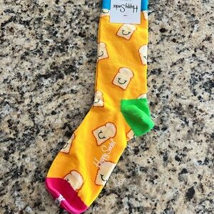 Yellow Toast Happy Socks medium